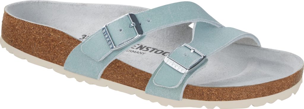 Birkenstock Yao Balance Washed Metallic Mineral Leather Narrow â¢ Birkenshop